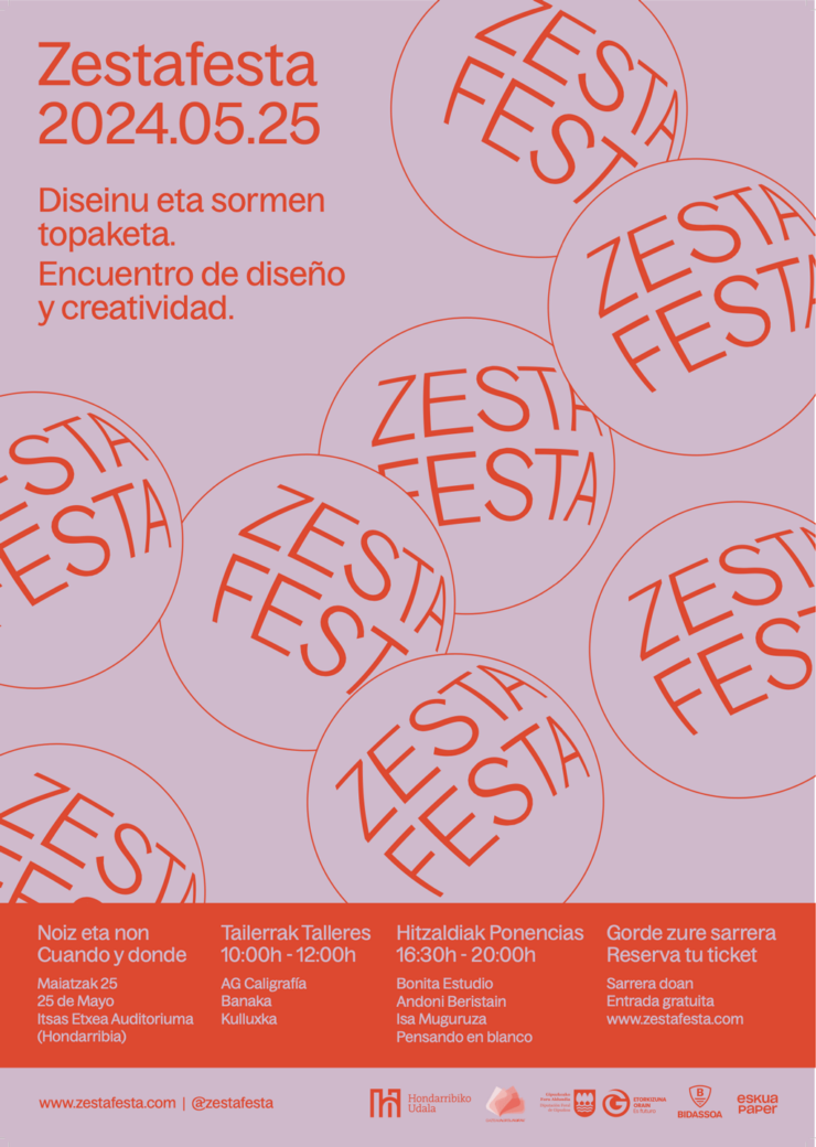 zesta festa encuentro de diseño Cartel